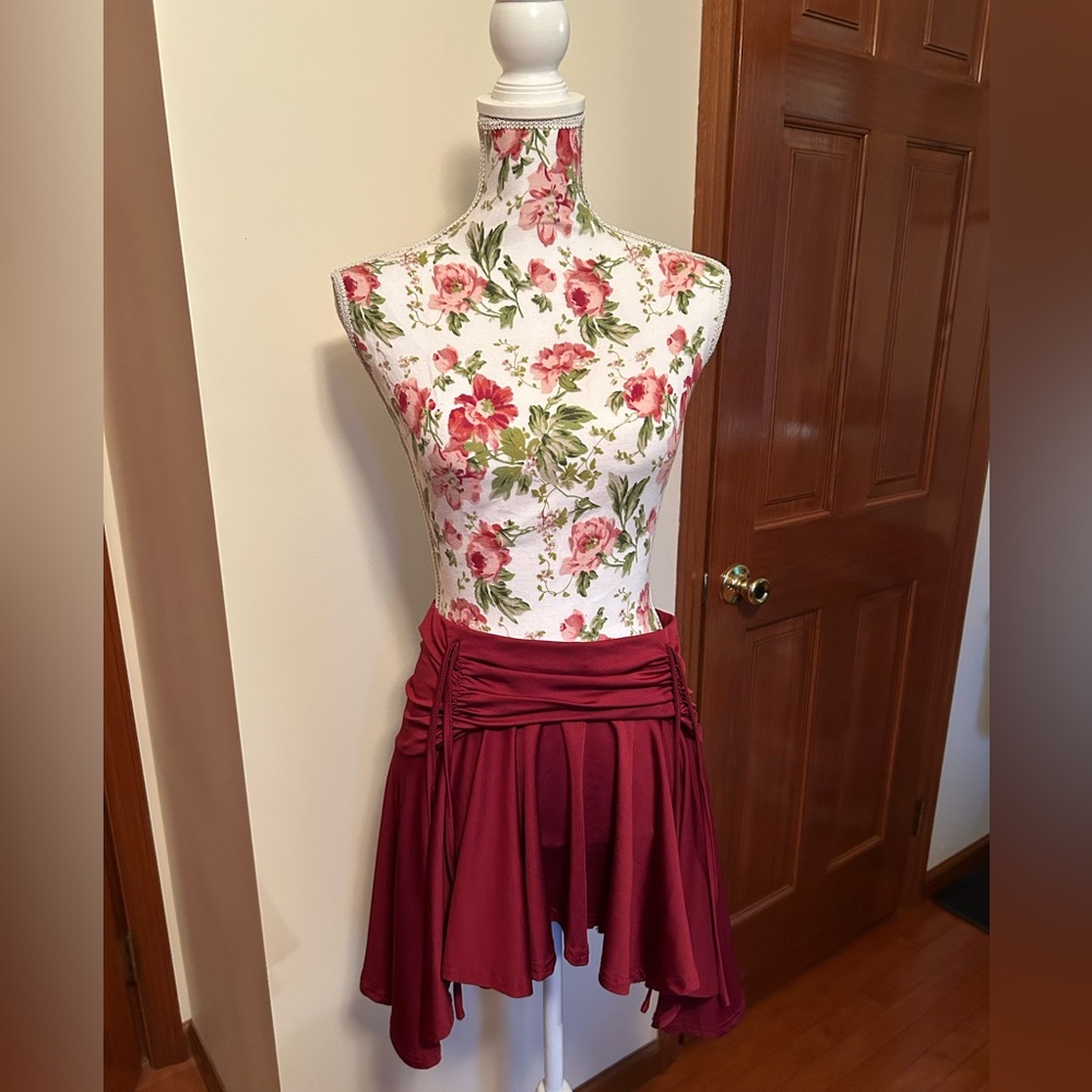 Burgundy Women's Skirt